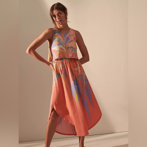 Anthropologie Dresses & Skirts - SOLD — ANTHROPOLOGIE SATURDAY SUNDAY COLORFUL JOLIE SUMMER DRESS